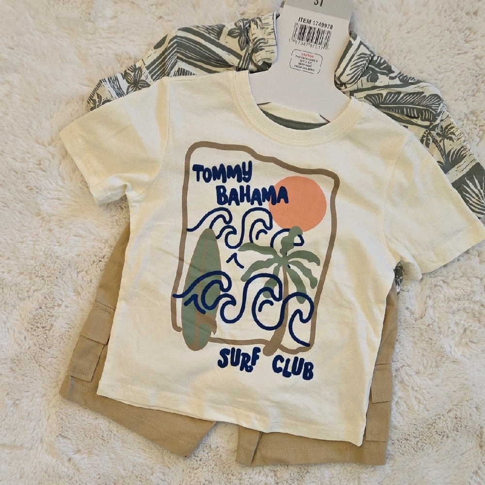 Tommy Bahama Boys Tropical 3 Piece Set - Picture 3 of 4